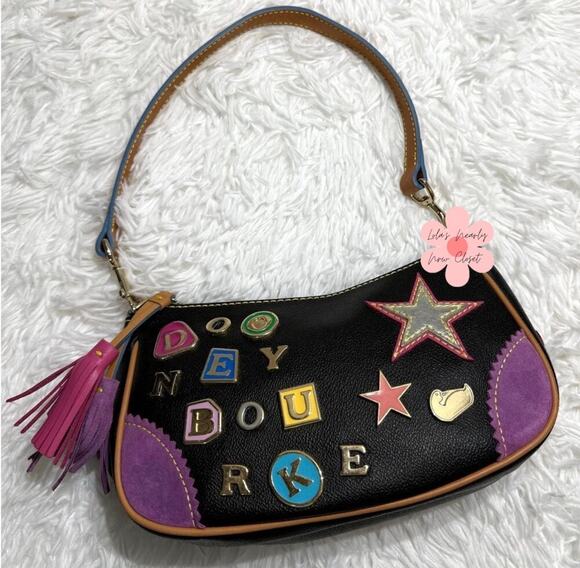 Dooney & Bourke Handbags - y2k DOONEY & BOURKE Vintage Lindsey Lohan " 1 " Limited Edition Shoulder bag